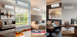 como funciona o ar condicionado multi split 5 ambientes