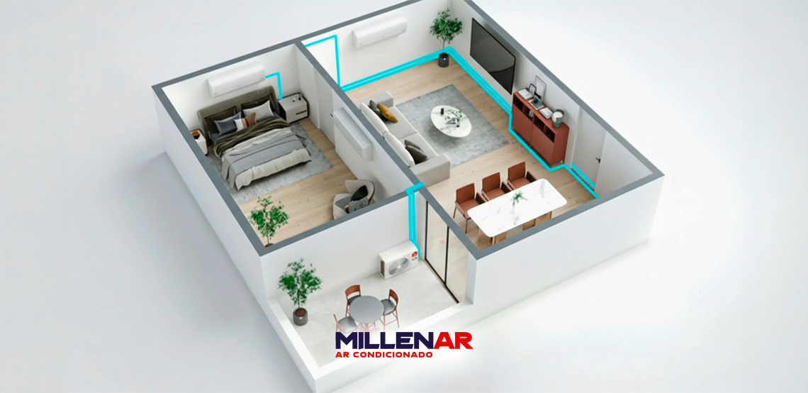 Ar condicionado Multi Split para apartamentos