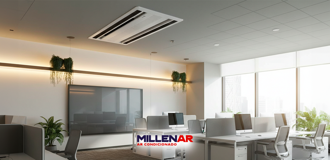 ar-condicionado cassete 2 vias