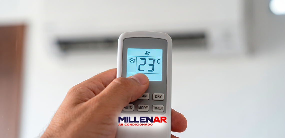 ar condicionado no outono/inverno