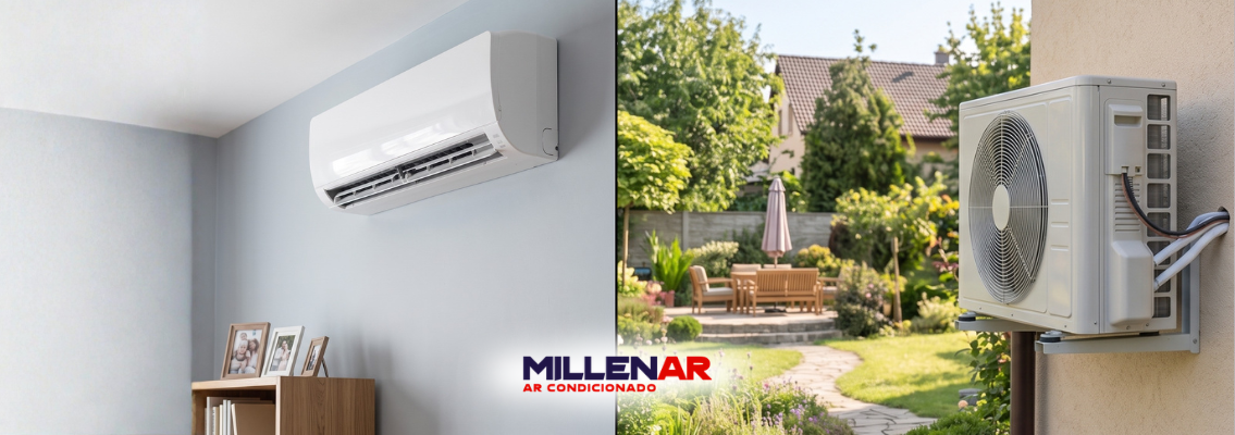 Entenda a função da condensadora e evaporadora de ar-condicionado e descubra por que ambas são essenciais para a climatização.